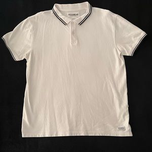 Pull & Bear white polo